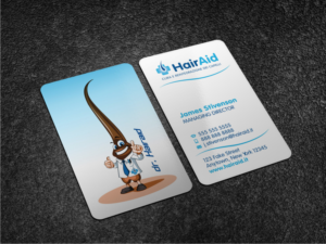 WWW.HAIRAID.IT  BUSINNES CARD | Business Card Design by Atvento Graphics