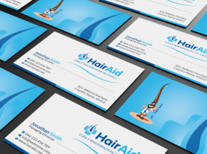 Business Card Design by Creations Box 2015 for HAIRAID | Design #19747580