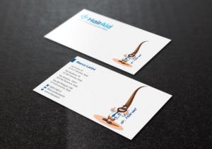 Business Card Design by Brand aid for HAIRAID | Design #19735396