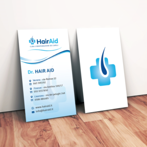 Business Card Design by Creative Jiniya for HAIRAID | Design #19735910