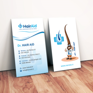 WWW.HAIRAID.IT  BUSINNES CARD | Business Card Design by Creative Jiniya