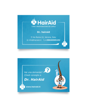 WWW.HAIRAID.IT  BUSINNES CARD | Business Card Design by vcreativecloud