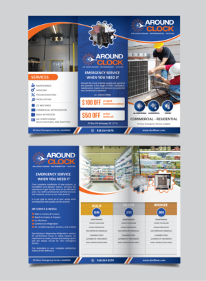  Brochure design for HVAC Company | Flyer Design by alex989