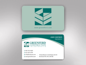 General Contractors need a new Crisp updated Card Design  | Business Card Design by Infinitive Technology