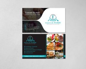 Events By Furby   | Business Card Design by chandrayaan.creative