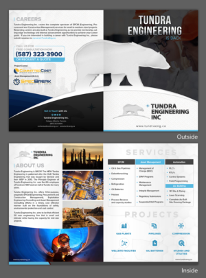 Tundra Engineering Inc. Marketing Brochure | Flyer Design by SAI DESIGNS