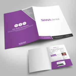 Presentation Folder for dental clinic | Stationery Design by MIND