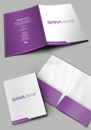 Presentation Folder for dental clinic | Stationery Design by chandrayaan.creative