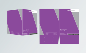 Presentation Folder for dental clinic | Stationery Design by SL Designer