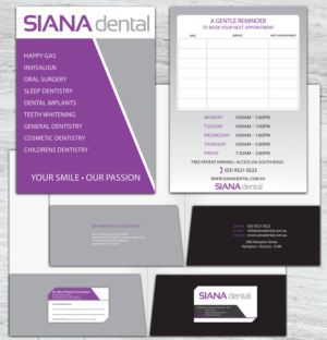 Stationery Design by AliceForsyth for Siana Dental | Design #19821521