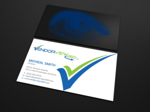 VendorView360 Business Card Design  | Business Card Design by Tripti Ranjan Gain