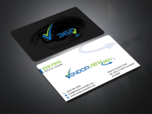 VendorView360 Business Card Design  | Business Card Design by Bold Pixels