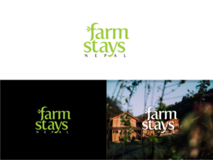 Farm Stays Nepal | Logo-Design von Atvento Graphics