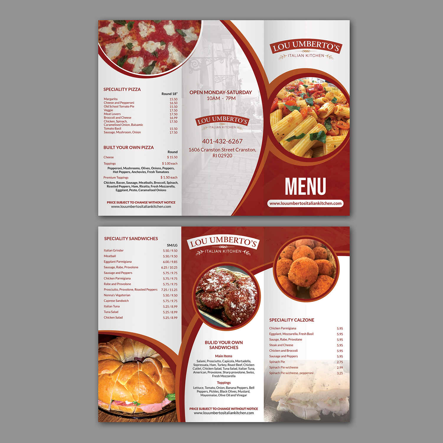 Menu Design by technotecdesign for this project | Design: #19812437