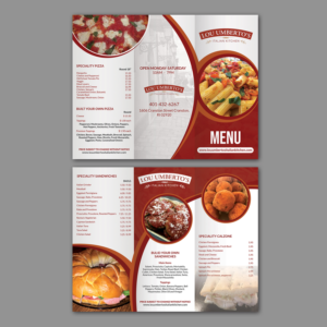 Menu Design by technotecdesign