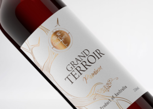 High end Australian Wine  Label Design with Brand 