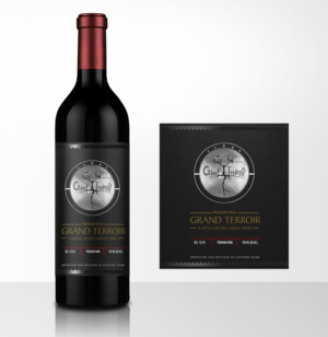 High end Australian Wine  Label Design with Brand 