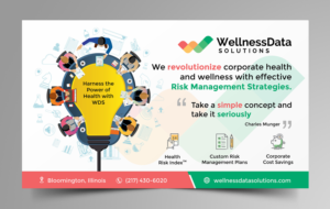 Wellness Data Solutions Ad for Healthcare Revolution | Werbe-Design von ecorokerz