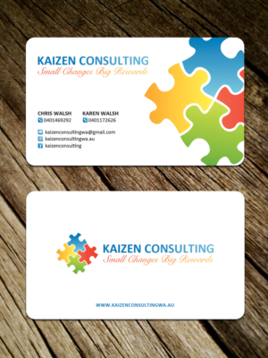 Business Card Design by Sandaruwan for Kaizen Consulting | Design #19843468