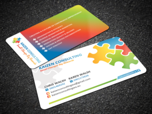 Kaizen Consulting WA Business Card | Business Card Design by Sandaruwan