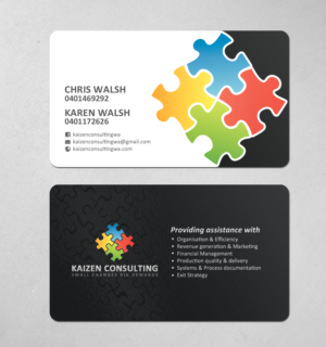 Kaizen Consulting WA Business Card | Business Card Design by chandrayaan.creative