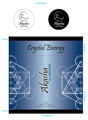 Packaging label design for Crystal water bottles | Packaging Design by Martin Alonso