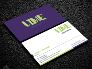 LIME REFRIGERATION Business Card design | Business Card Design by Bold Pixels