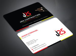 Logo can just be pattern or monogram or incorporate JRS . I like the gemini star sign and the number 22 | Business Card Design by Bold Pixels