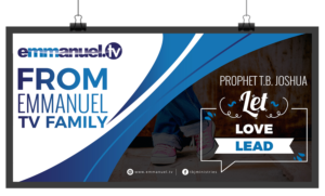 Design a (20.4 x 10.14) Banner that says - Let Love Lead From Emmanuel TV Family | Grafik-Design von SAI DESIGNS