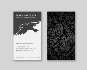 Fantasy Author Business Card  | Business Card Design by Tripti Ranjan Gain