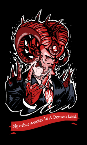 Anime Inspired Demon Lord T-Shirt Design | T-shirt Design by Tomi Ax