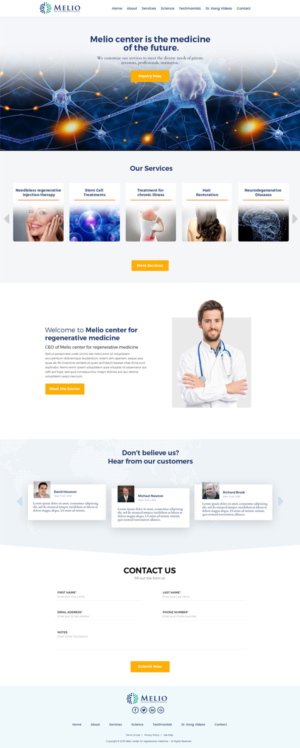 Web Design by looptriks for Beverly Hills Wellness Group | Design #19908739