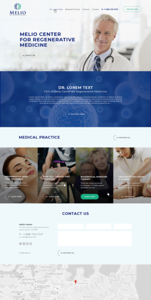 Web Design by Ved Web Services for Beverly Hills Wellness Group | Design #19899918