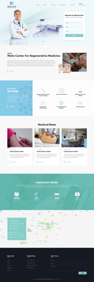 Web Design by sai.designer87 for Beverly Hills Wellness Group | Design #19908893