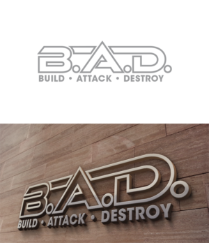 B.A.D. with the words Build - Attack - Destroy below it | Logo Design by trufya