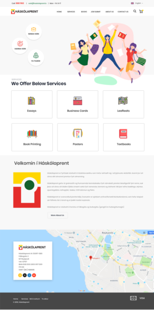 Redesign website for small print company | Web Design by designerkochi