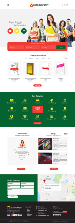 Redesign website for small print company | Web Design by bdesigner9