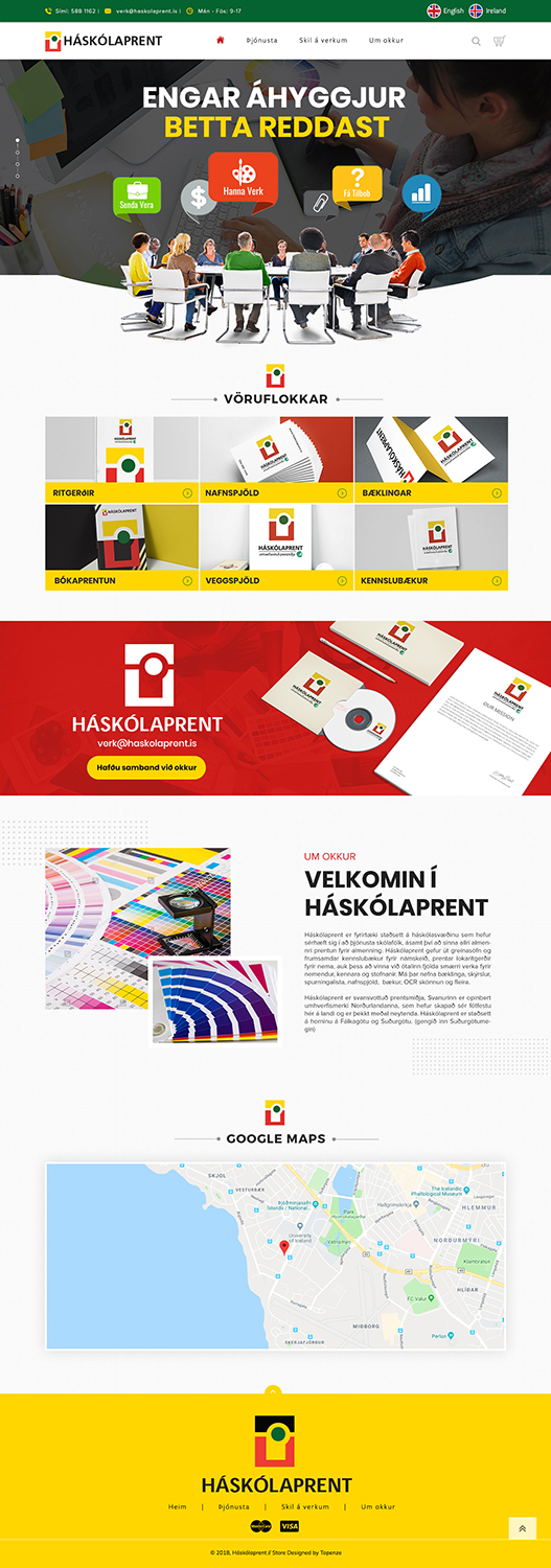 Web Design by SAI DESIGNS for Haskolaprent | Design #19969809