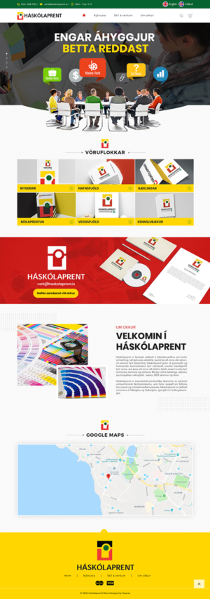 Redesign website for small print company | Web Design by SAI DESIGNS