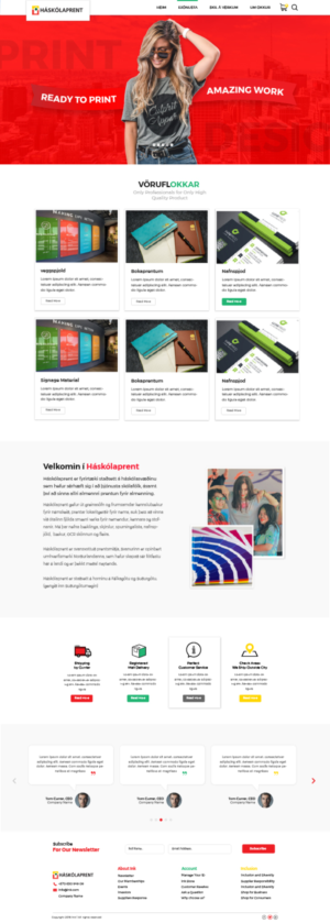 Web Design by TMockusBusiness for Haskolaprent | Design #19944515