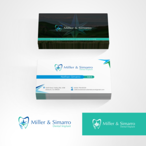 Miller & Simarro Dental Care | Business Card Design by Maxo-Biz