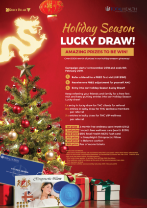 Chiropractic business needs a Xmas/CNY Lucky Draw Poster | Poster-Design von MNM