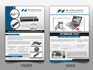Flyer-Design von Pictorial für AV Media Systems | Design #19947775