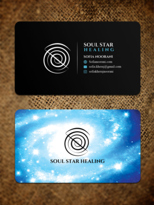 Soul Star Healing Buisness Cards | Business Card Design by Sandaruwan