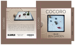 Box Packaging Design for Desktop Zen Garden | Verpackungs-Design von Martin Alonso