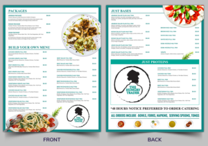 Restaurant Catering Menu - The Hungry Trader | Menü-Design von SAI DESIGNS