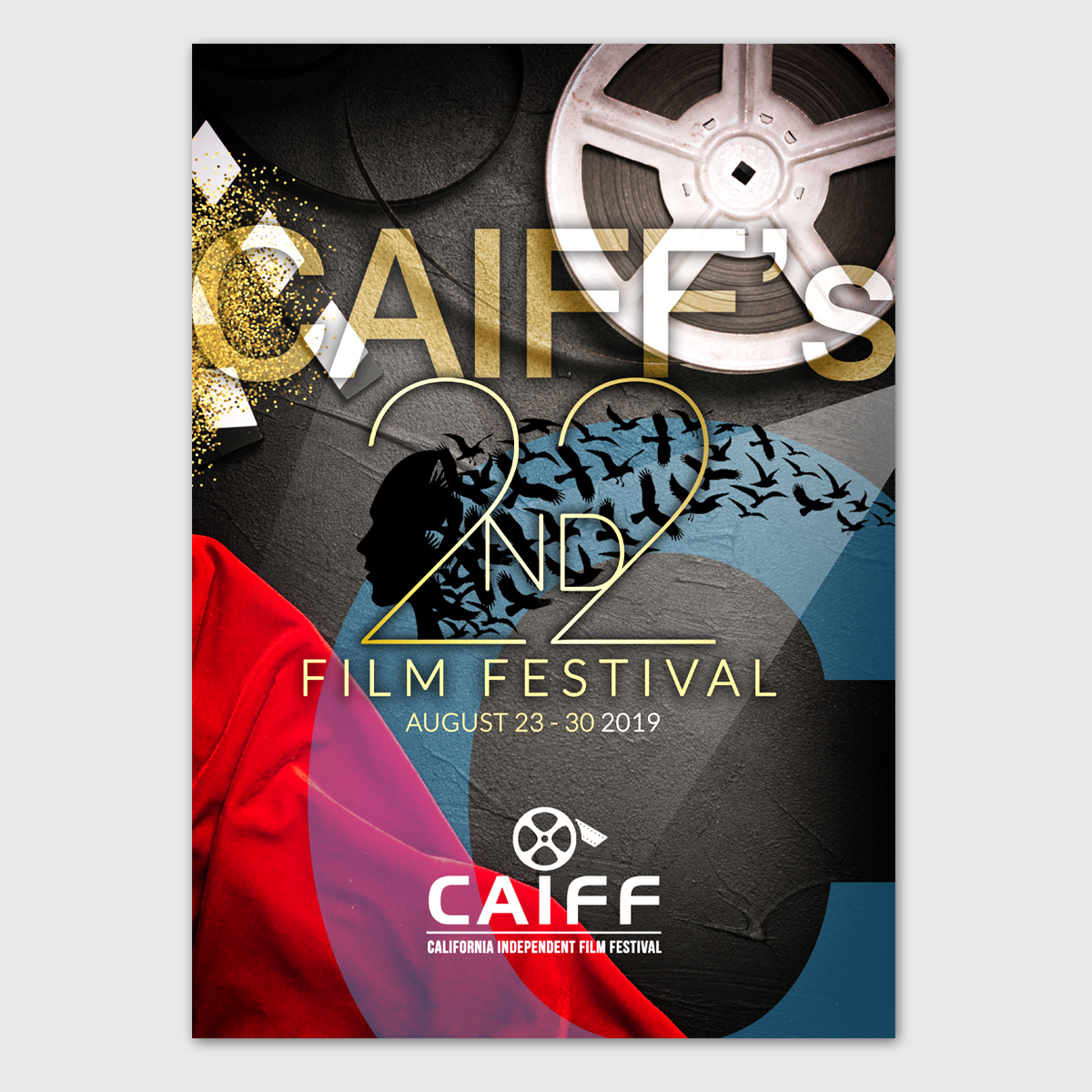 Poster Design by ELOISE LIND for California Independent Film Festival | Design #20022573