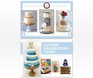 Promotional 5 x 7 Post Card for Cake Designer | Flyer-Design von Luniere Designs