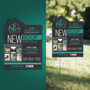 New Signage Design Project for Nw Home Exteriors * | Schilder-Design von Maxo-Biz