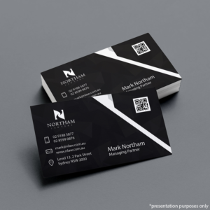 Business Card Design by JanuXart